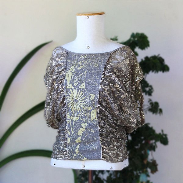 Blusa Colcci lurex P