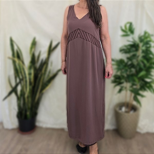 Vestido festa malva G