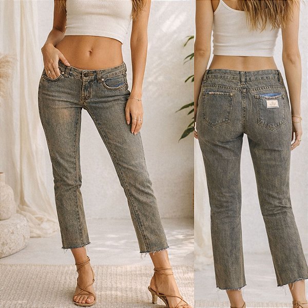 Calça jeans y2k 34 John John