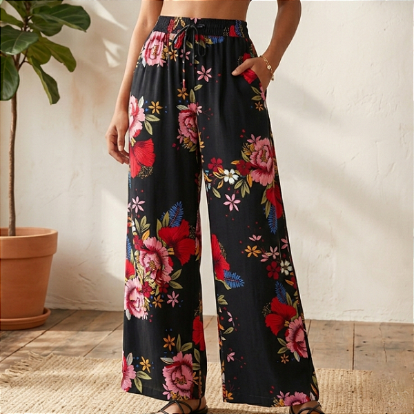 Calça preta viscose PP