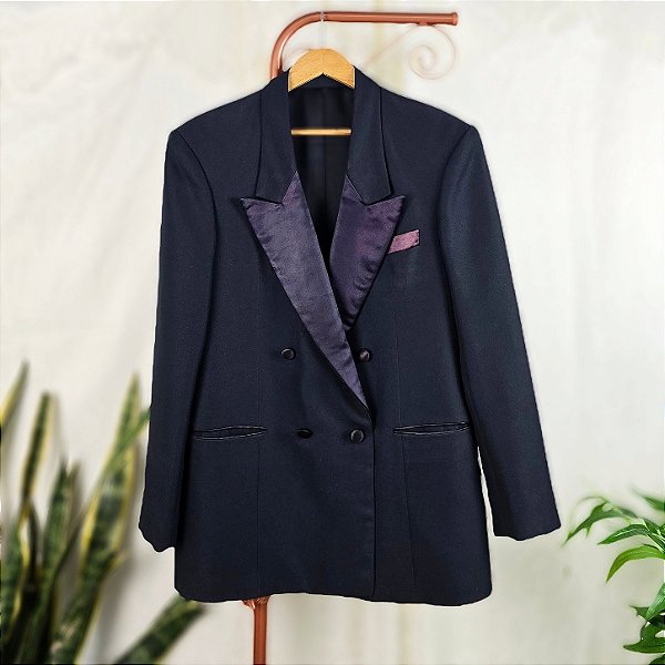 Blazer vintage preto 48/G