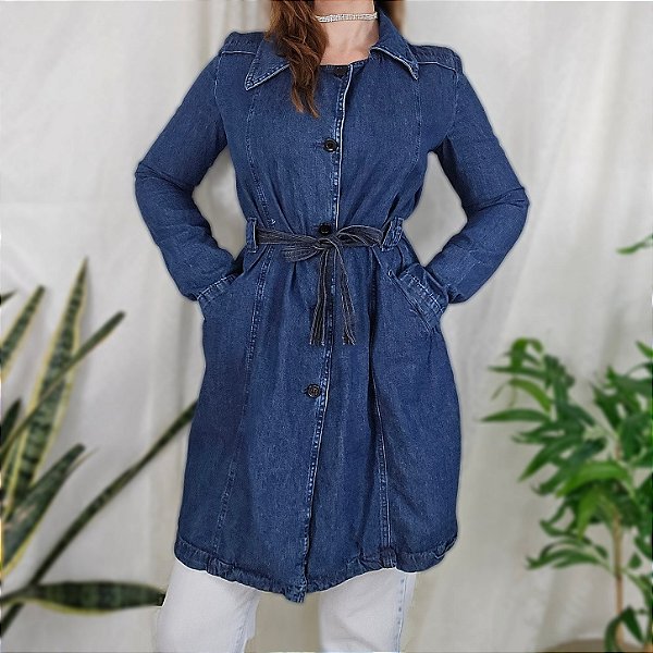 Sobretudo jeans y2k P/M