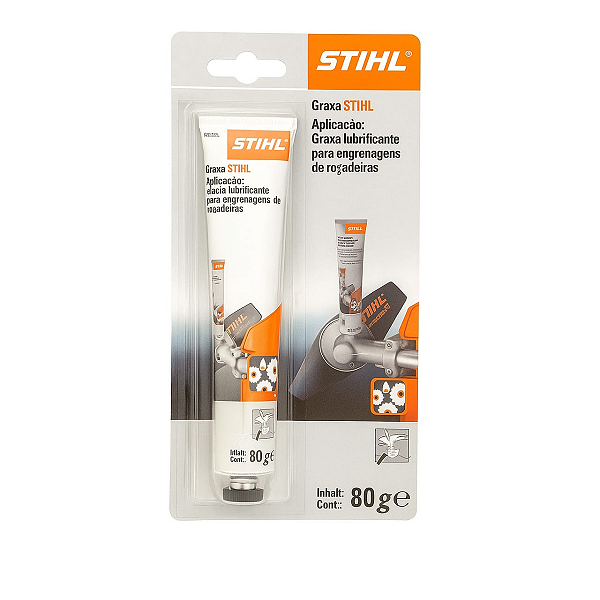 Tubo de graxa 80g para engrenagens de roçadeiras