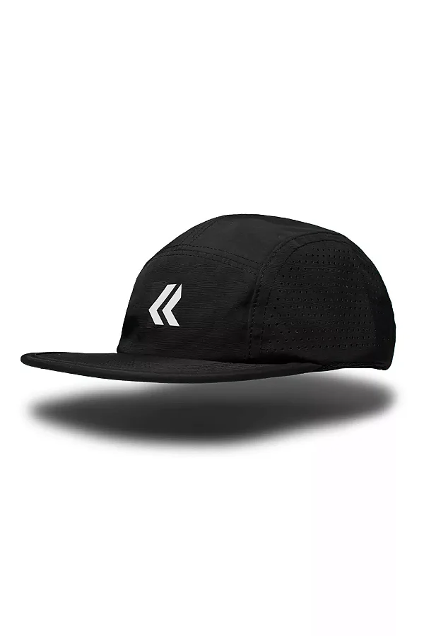 Boné 5 Panel Aba Flexível Preto