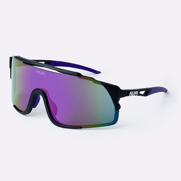 Óculos de Sol Eagle Preto - Lente Roxo Espelhado