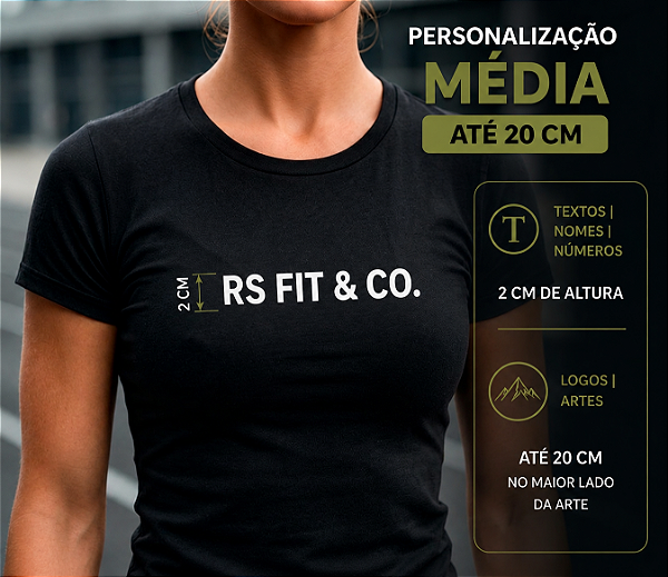 Personalização Média | Adicional para 1 peça