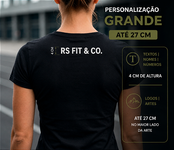 Personalização Grande | Adicional para 1 peça