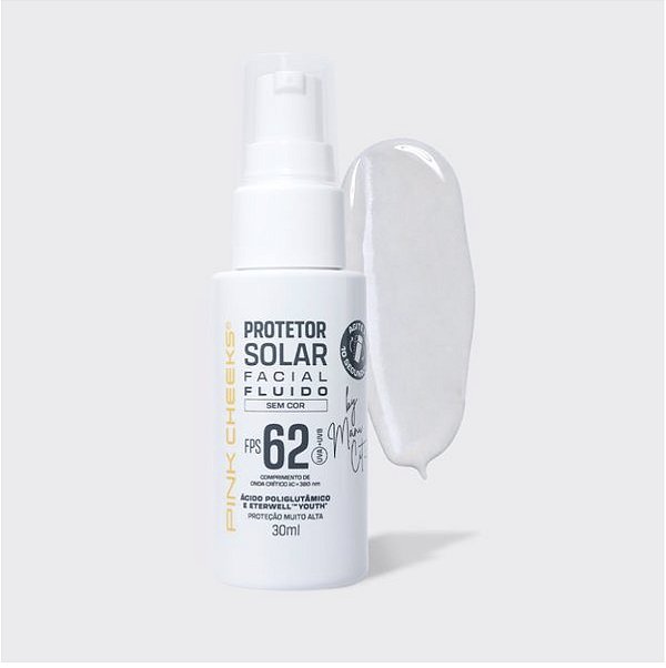 Protetor Solar Facial Fluido FPS62 FPUVA35 30ML Sem Cor (Incolor)