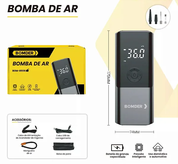 Bomba de ar inteligente BOM VINK BOM-8906