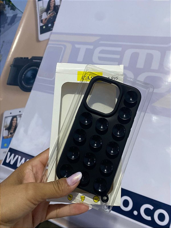 Capinha de Ventosa Iphone 15 Pro