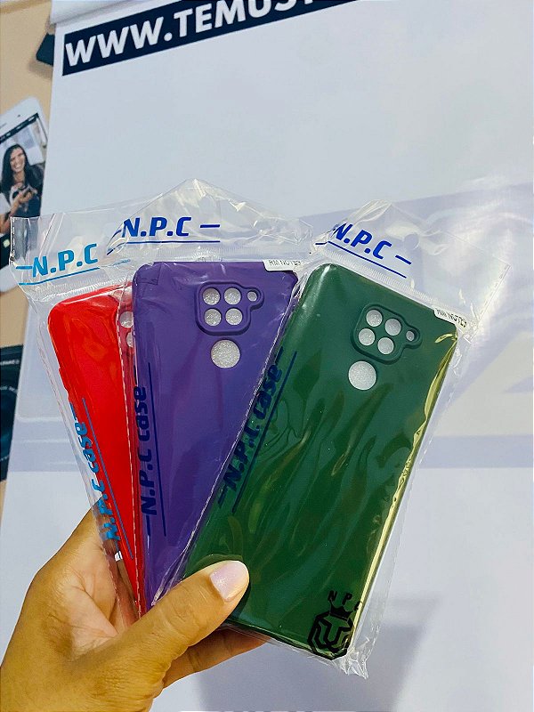 Capa Silicone Redmi Note 9