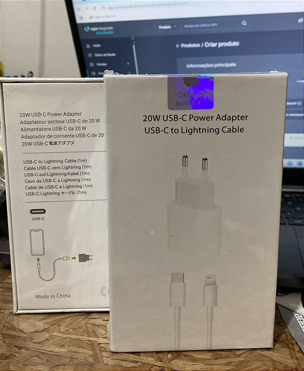 Kit Carregador 20W Iphone
