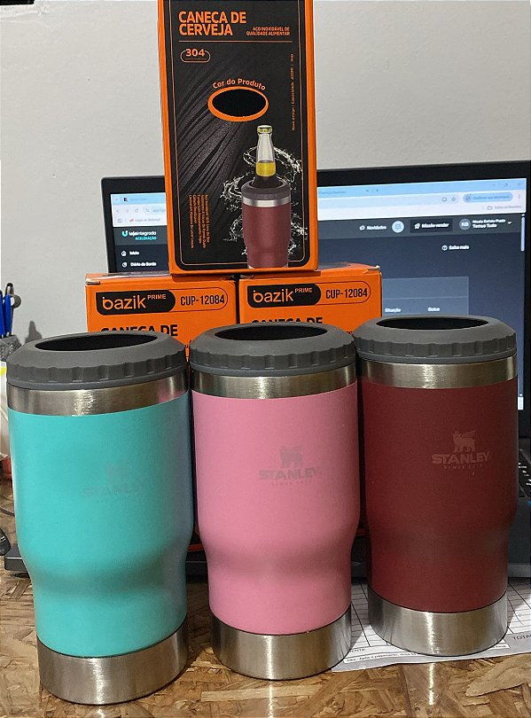 Copo porta Long Neck e Lata