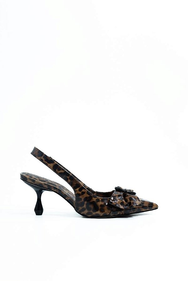 SLINGBACK VANUCIA ANIMAL PRINT