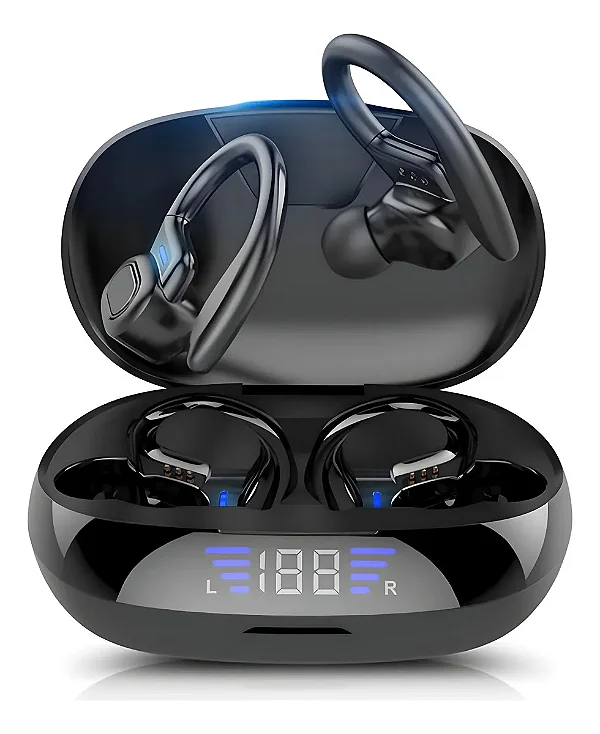 Fone de Ouvido Bluetooth TWS S-730 Nilbas – Bluetooth 5.3, IPX4, Cancelamento de Ruído e Autonomia de 24h