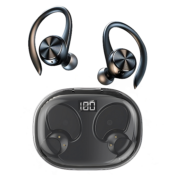 Fone Bluetooth TWS R200 Nilbas – IPX5, LED, Bateria 1200mAh