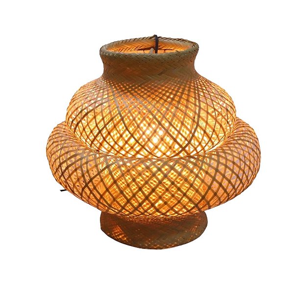 Luminária | Indígena Kuripako Palha Natural