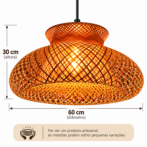 Luminárias Kuripako - Designer Sergio Matos - Pendente