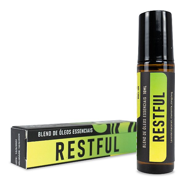 Kit Roll-On Óleo Essencial 10ml Restfull - UN