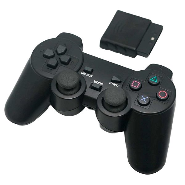 Controle Sem Fio Genérico Para PlayStation 2 - PS2