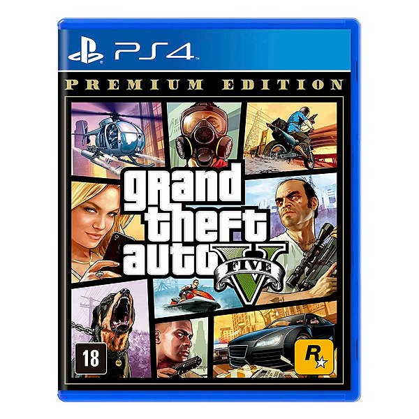 Jogo Grand Theft Auto V (Premium Edition) Midia Física - PS4