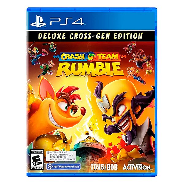Jogo Crash Team Rumble (Deluxe Cross-Gen Edition) - Mídia Física - PS4