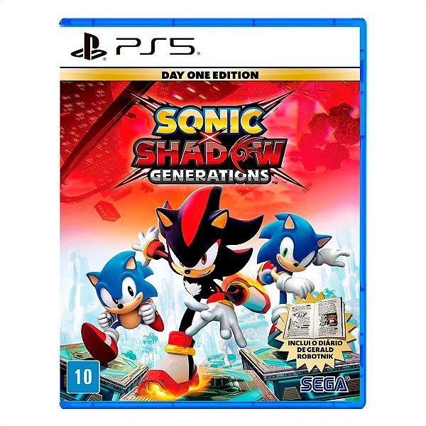 Jogo Sonic X Shadow Generations Mídia Física - PS5