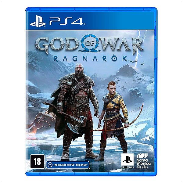 Jogo God Of War Ragnarok Mídia Física - PS4