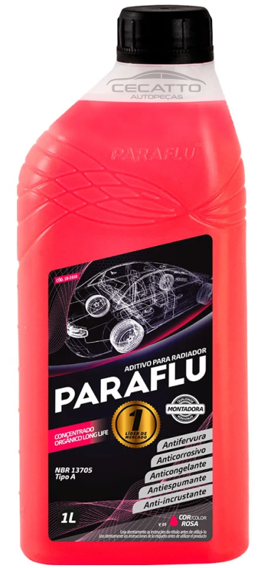 Aditivo Radiador Concentrado - Paraflu 3001 (Orgânico rosa) - 1LT