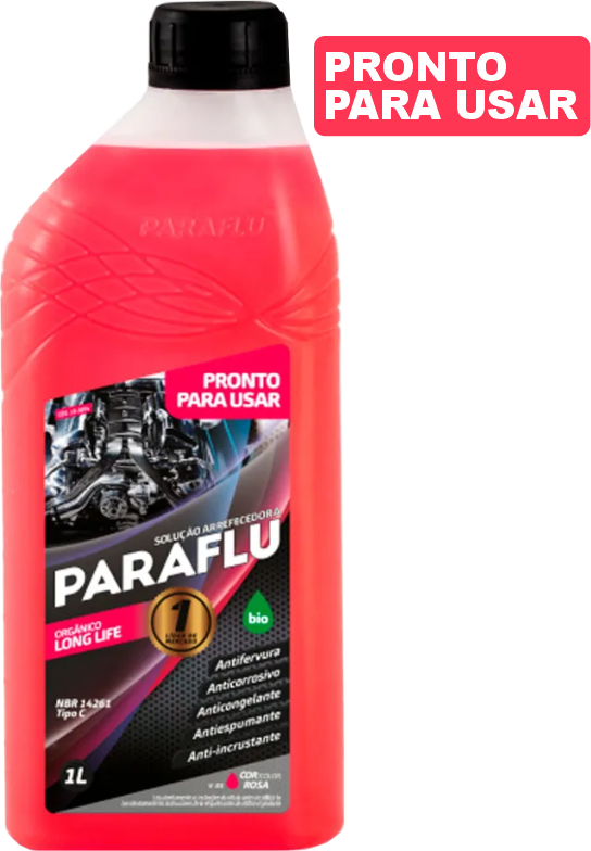 Aditivo Radiador Pronto Uso - Paraflu (Rosa) - 1LT