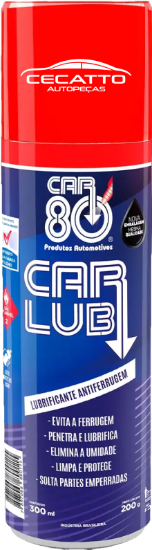 Desengripante CAR80 - Spray Lubrificante Antiferrugem 300ml