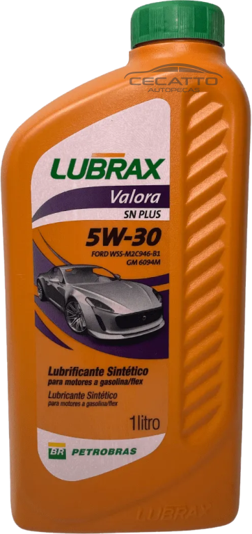 Óleo lubrificante Sintético LUBRAX Valora 5w30 SN - 1LT