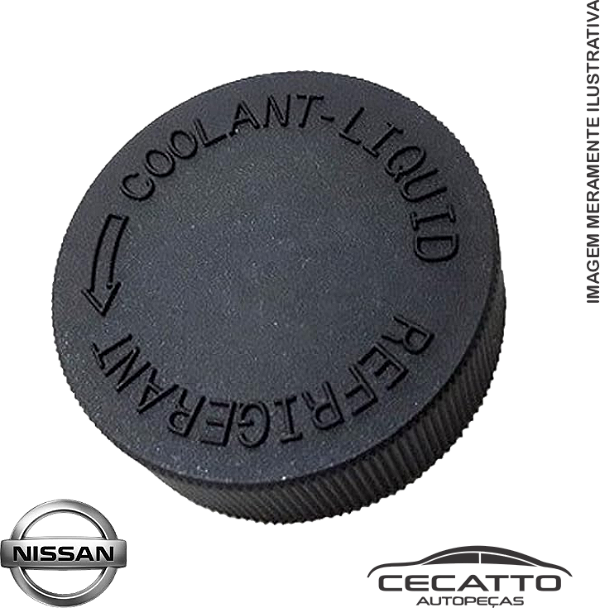 Tampa Reservatório de água - Nissan Versa / March / Sentra / Livina / Tiida (TC-7104)