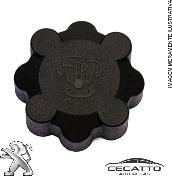 Tampa Reservatório de água - Peugeot 206/207/307 Citroen C3/C4/C5/C8 (TC-9300)