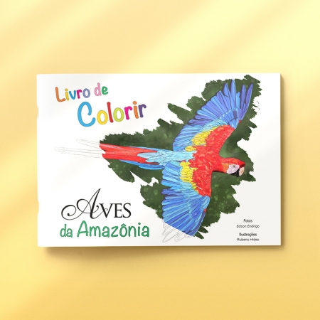 Livro de Colorir - Aves da Amazônia