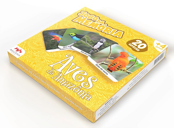 Jogo da Memória – Aves da Amazônia