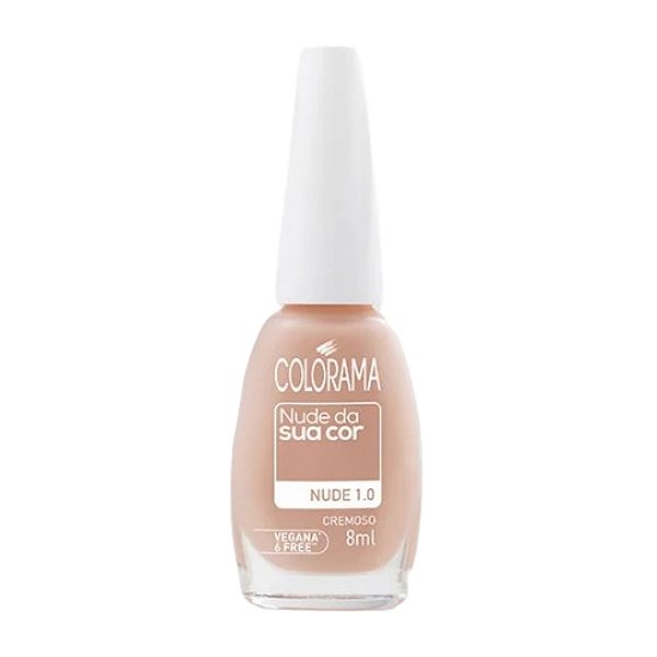 Esmalte Cremoso Nude 1.0 Coleção Nude da sua Cor 8ml - Colorama