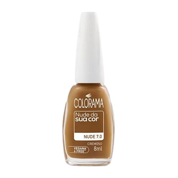 Esmalte Cremoso Nude 7.0 Coleção Nude da sua Cor 8ml - Colorama