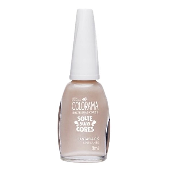 Esmalte Cintilante Fantasia Ok Coleção Solte suas Cores 8ml - Colorama