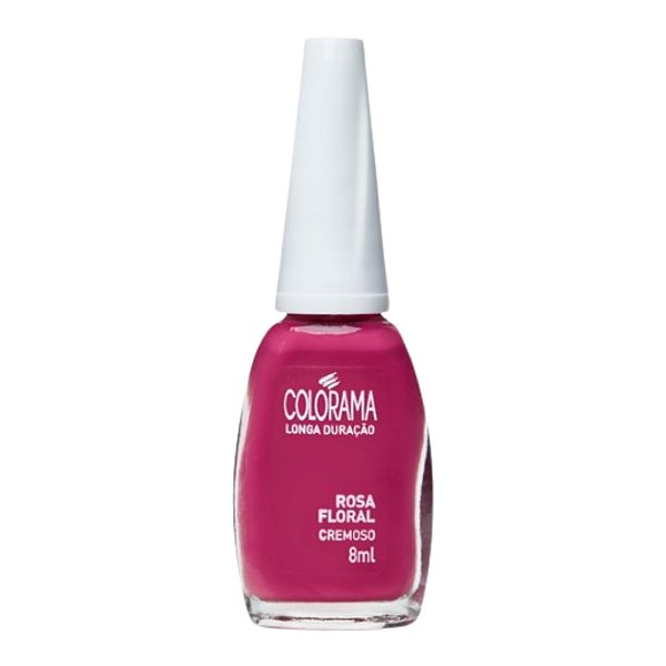 Esmalte Cremoso Rosa Floral 8ml - Colorama