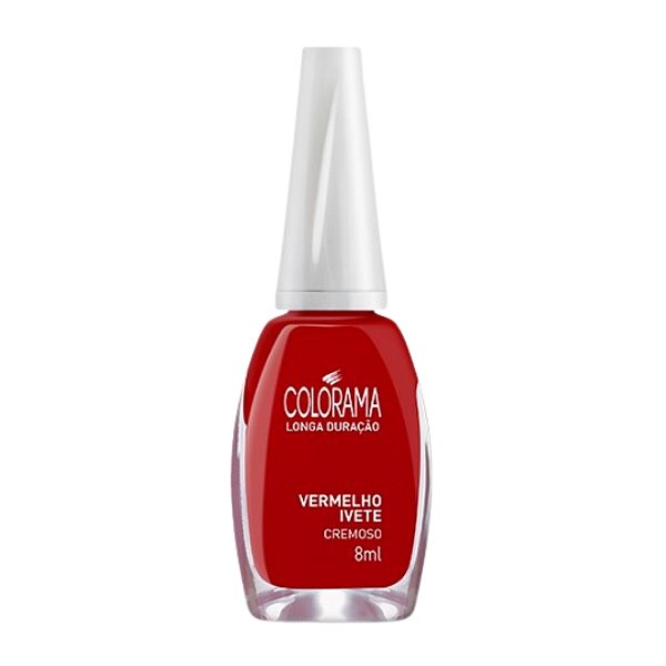 Esmalte Cremoso Vermelho Ivete 8ml - Colorama