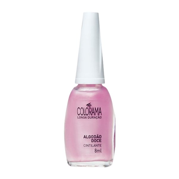 Esmalte Cintilante Algodão Doce 8ml - Colorama