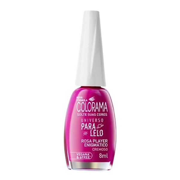 Esmalte Rosa Player Coleção Universo Paralelo 8ml - Colorama