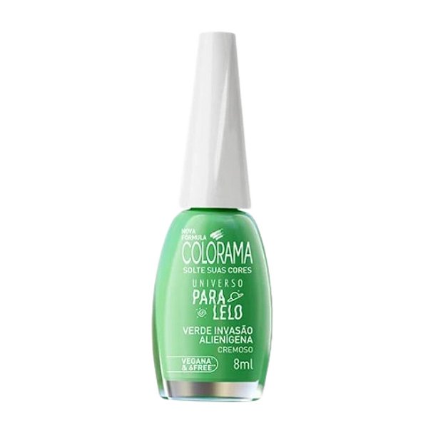Esmalte Verde Invasão Coleção Universo Paralelo 8ml - Colorama