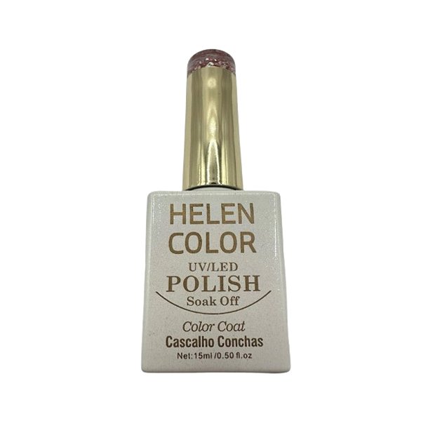 Esmalte em Gel Cor #8 Coleção Cascalho Concha 15ml - Helen Color