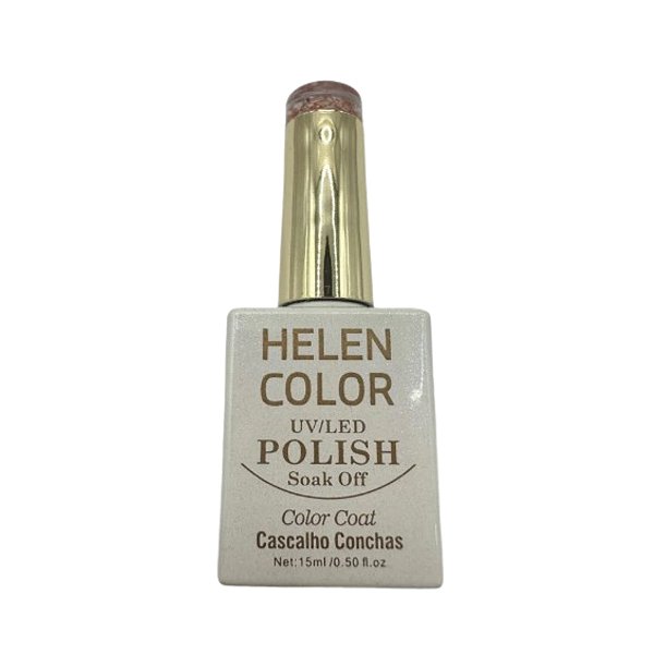 Esmalte em Gel Cor #09 Coleção Cascalho Concha 15ml - Helen Color