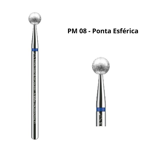 Broca Diamantada Esférica PM 08