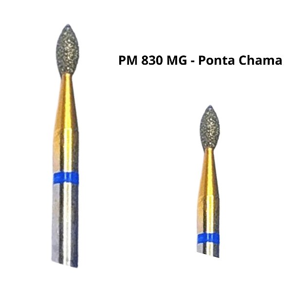 Broca Diamantada Maxi Gold Ponta Chama PM 830 MG