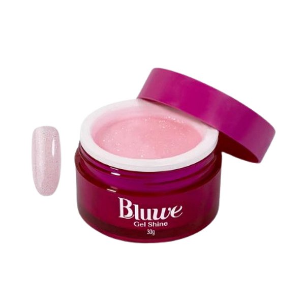 Gel de Unha Shine Quartzo Rosa 30gr - Bluwe