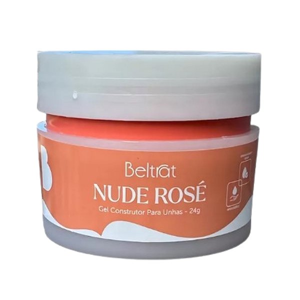 Gel Construtor para Unha Nude Rose 24g - Beltrat